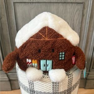 Bum Bumz Size 7.5” Brown and White Plush Toy